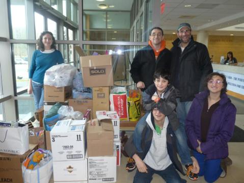 from Rochester to Staten Island, all the donations made it down safely. 